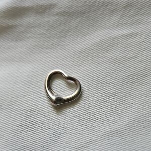Tiffany Silver Heart Charm Pendant